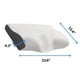 thumbnail image 3 of Almohada Cervical King Size De Espuma Viscoelástica Para Dormir, 3 of 7