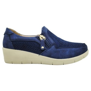 Zapatos Casuales New Walk Azul/Blanco | C25F2011-70 - Talla 39