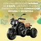 thumbnail image 4 of Moto Eléctrica Para Niños Motocicleta Clásica Luz Y Sonidos Negra, 4 of 4