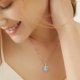 thumbnail image 2 of Collar ONLYLIKE con colgante en forma de corazón de 3 quilates y moissanita para esposa, 2 of 9