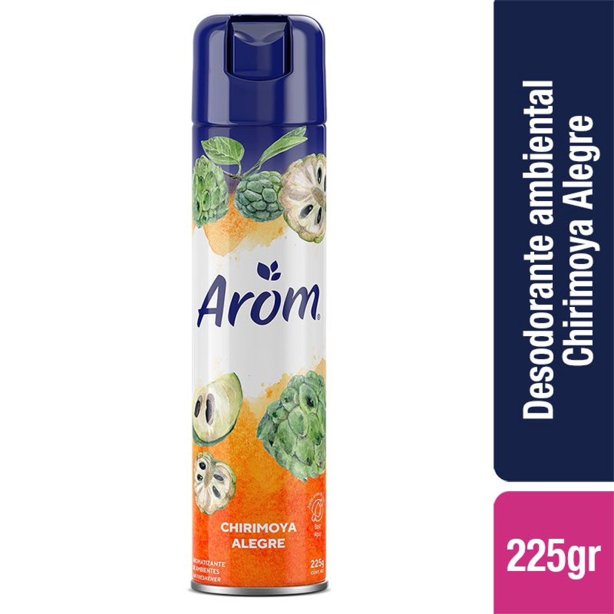 Desodorante Ambiental Aerosol Chirimoya Alegre Lata 225 g Arom