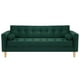 thumbnail image 1 of Sofa Retro 3cg Felpa 05 Verde Botella, 1 of 6