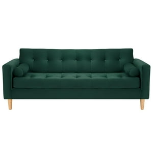 Bodevir - Sofa Retro 3Cg Felpa 05 Verde Botella