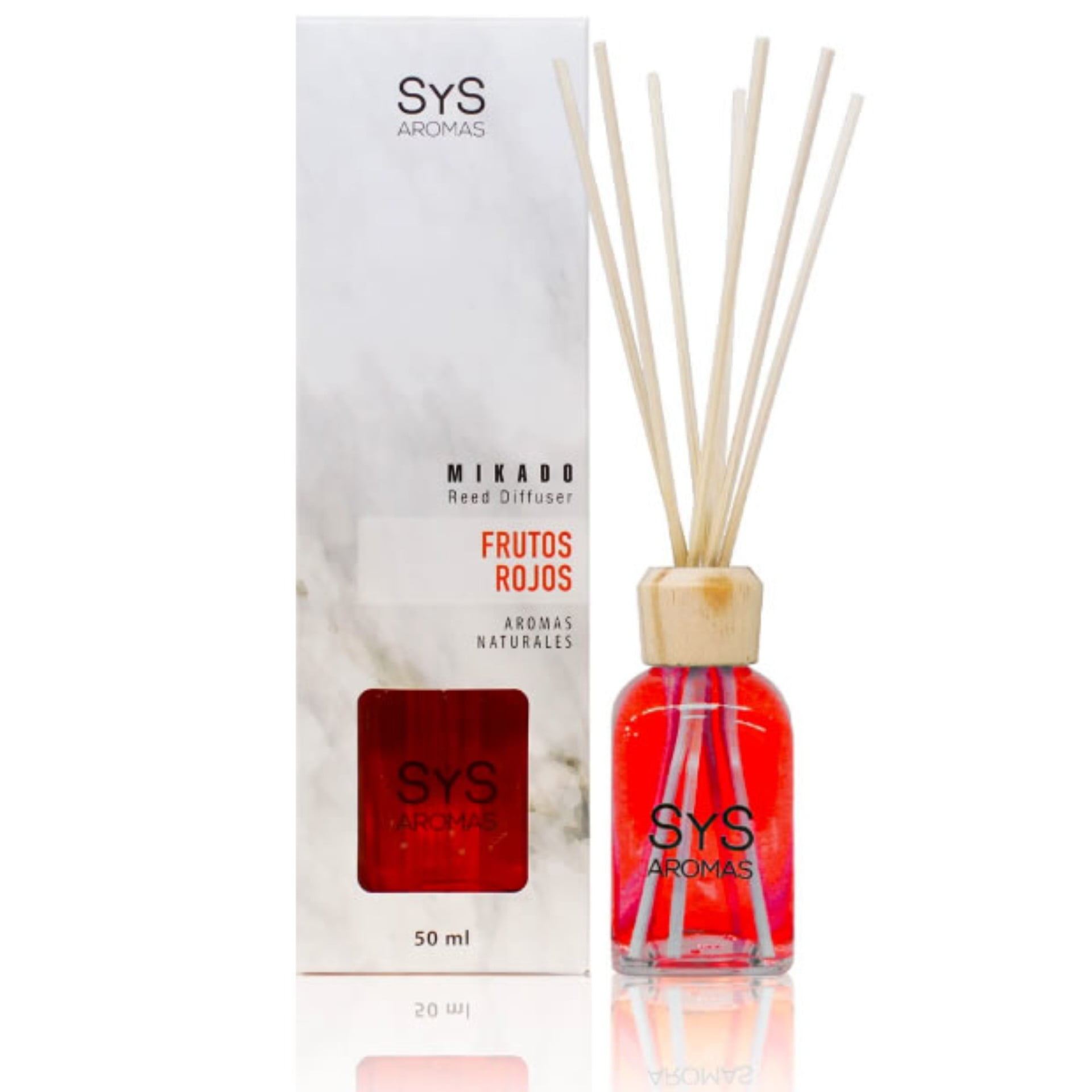 Mikado Ambientador Sys 50 Ml Para El Hogar Frutos Rojos Sys