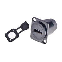 Bothyi - Acoplador Hdmi Para Montaje En Panel Con Tapa Blindado Portátil A