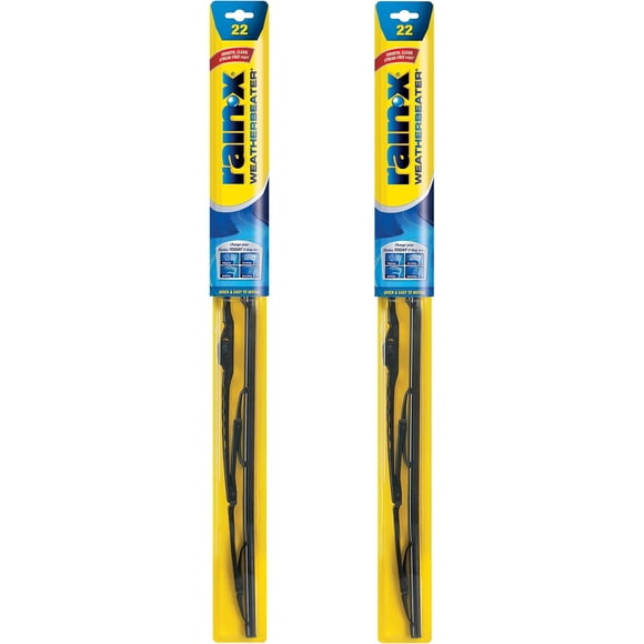 Rain-X 820149 WeatherBeater, escobillas limpiaparabrisas de 22 pulgadas