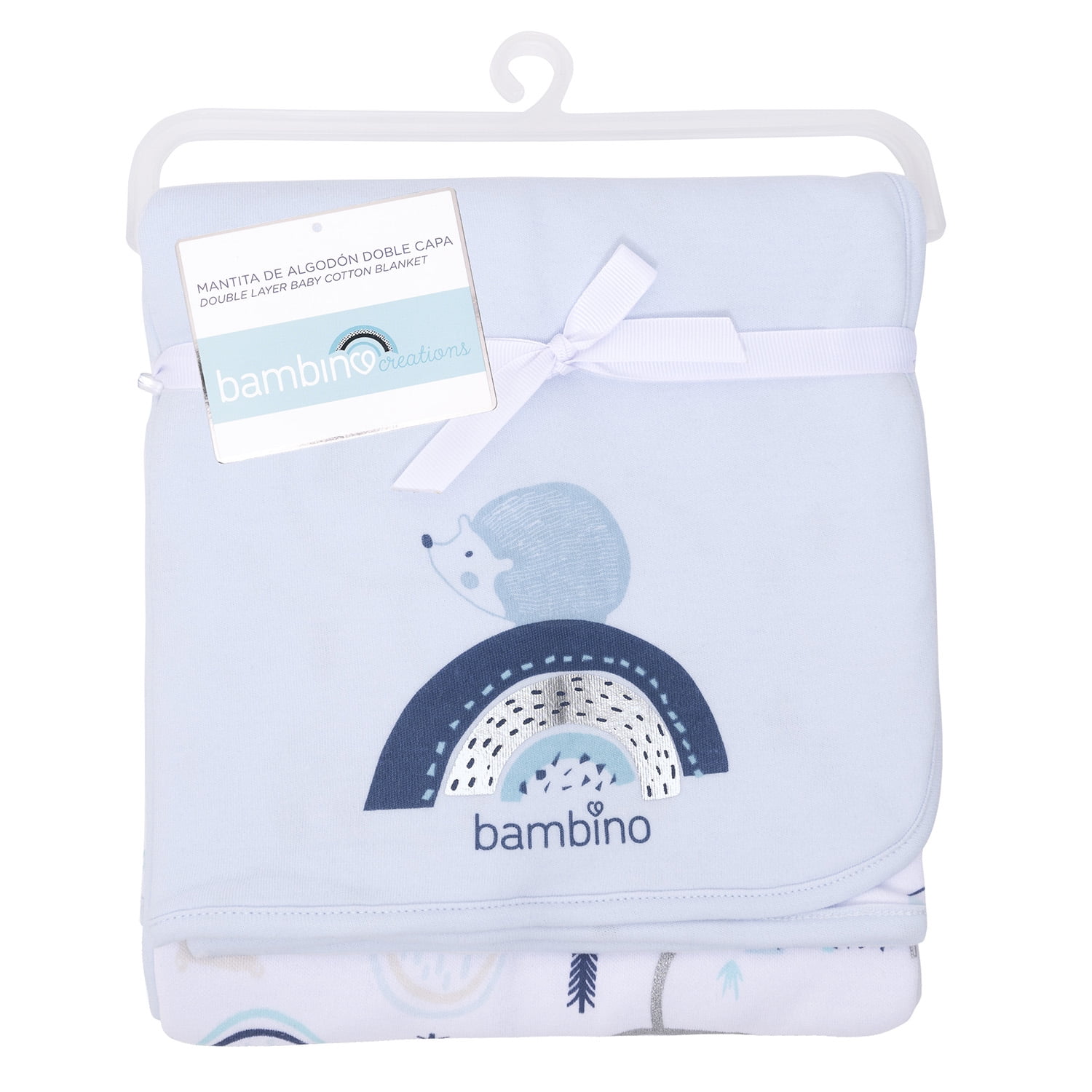 Bambino - Manta Algodon Doble Azul