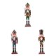 thumbnail image 2 of 3 unids cascanueces de madera solider figuras modelo títere mu?eca juguete decoración para el hogar, 2 of 4