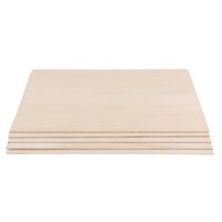 Magideal - 10 Uds. De Láminas De Madera Finas, Tablero En Rodajas De Madera, Tablero De Madera Para Proyectos, Manualidades Diy, Placa De Madera Para Fabricación 250Mmx100Mmx1Mm