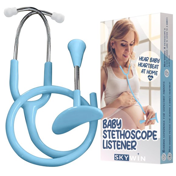 Fetoscopio Skywin azul para monitorizar latidos del corazón del bebé - Nuevo