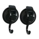 thumbnail image 3 of Ganchos De Ventosa De 2 Piezas Fáciles De Instalar Sin Taladrar Para Toalla De Baño Negro, 3 of 5