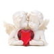 thumbnail image 1 of Figura Two In Love Querub Con Corazón De Cristal Rojo, 1 of 4