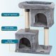 thumbnail image 2 of Cat Tree PAWBEE de 33 pulgadas de alto para gatos de interior con 2 condominios, 2 of 7