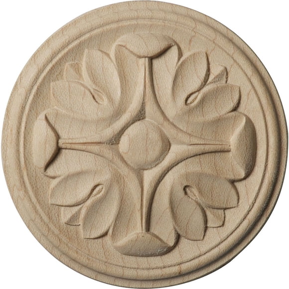 Roseta Ekena Millwork ROS02X02RAAL de aliso 7x7x0,6 cm