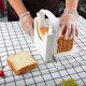 thumbnail image 2 of Rebanadora de pan plegable, cortadora de pan/asado/pan ajustable, máquina para hacer sándwiches y tostadas, cortadora de pan manual plegable y ajustable., 2 of 7