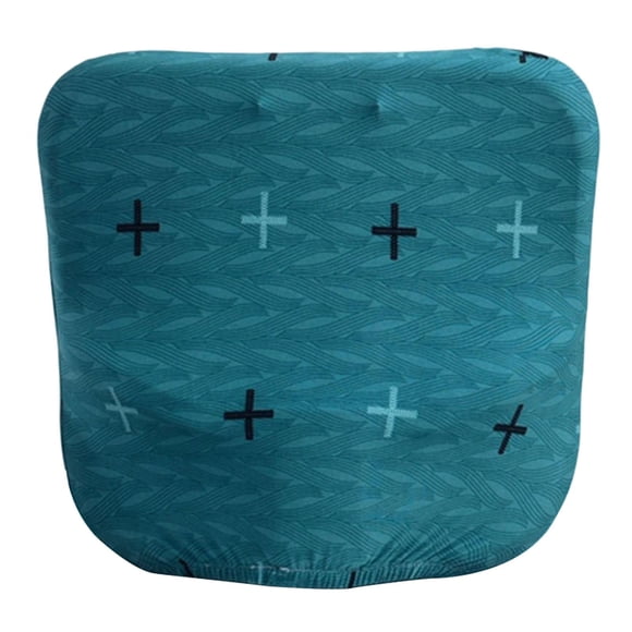 Funda Para Respaldo De Silla De Oficina, Funda Giratoria Para Silla Para El Hogar, Color Azul Lago