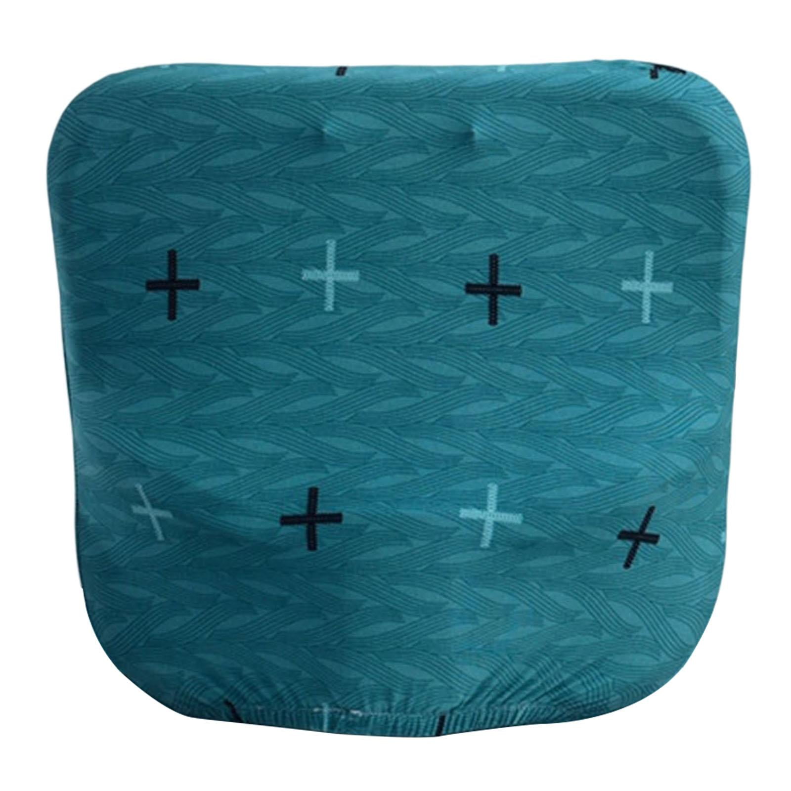 Bothyi - Funda Para Respaldo De Silla De Oficina, Funda Giratoria Para Silla Para El Hogar, Color Azul Lago