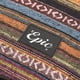 thumbnail image 3 of Funda De Guitarra 39p (100Cms) Tela Multicolor Epic, 3 of 3