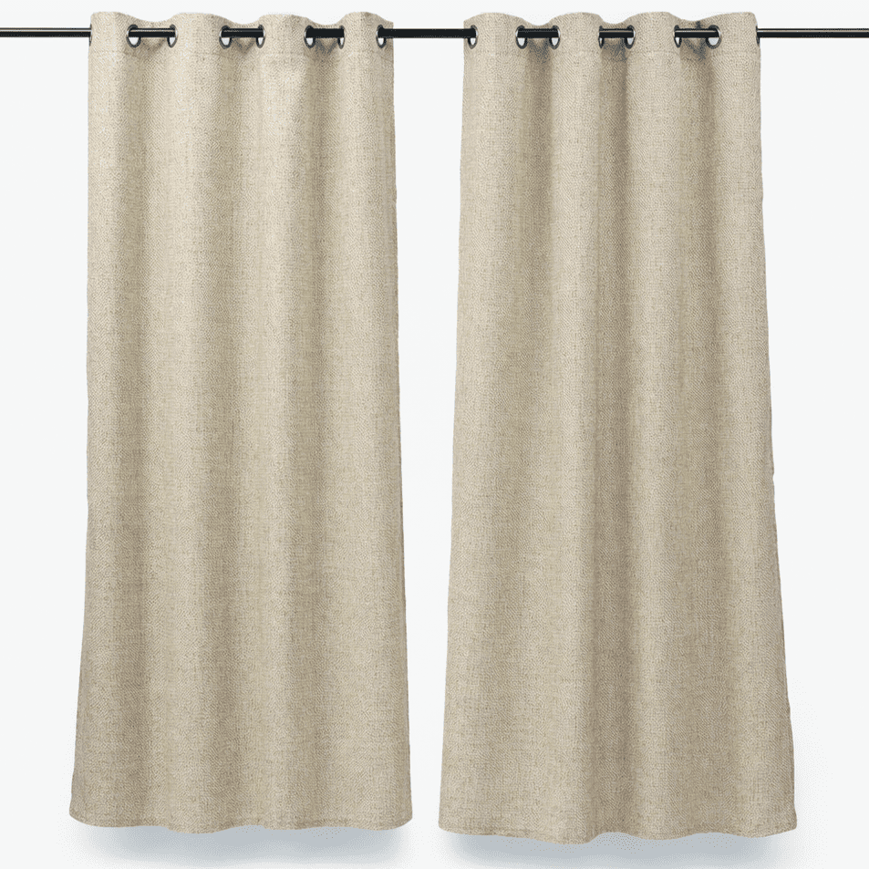 Zahr - Set 2 Cortinas Merida Blanco Invierno