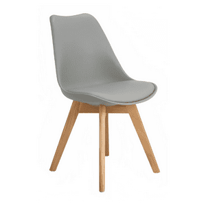 Javimate - Silla De Comedor Tulip Gris