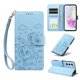 thumbnail image 2 of Funda Cartera para Samsung Galaxy A35 5G Perro Cachorro Grabado con Tarjetas Soporte Correa Azul, 2 of 6