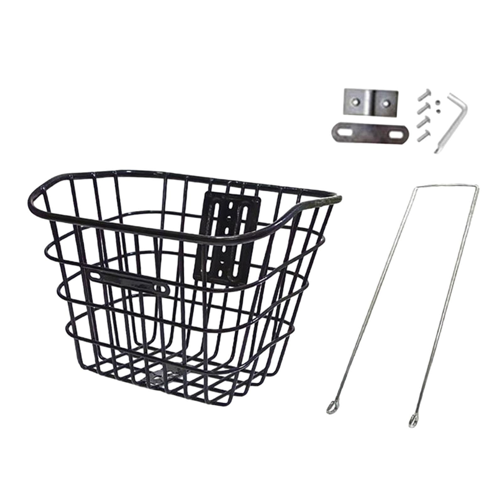 Ioensy - Cesta Para Bicicleta Cesta Versátil Para Bicicleta De Montaña Bicicleta Eléctrica Negra