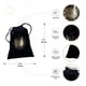 thumbnail image 4 of Set de paño y bolsa para tarot CRAFTERIAN con foil dorado, 4 of 5