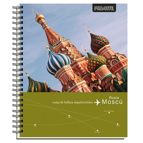 Proarte - Cuaderno Universitario People And Places Tapa Dura