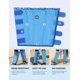 thumbnail image 3 of Set de 4 botas antimoscas para caballo Tackmore de malla transpirable azul, 3 of 7