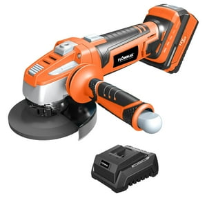 Esmeril Angular 4,5Pulg (115Mm)18V Con Batería Marca Flowmak
