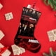 thumbnail image 4 of Mentes Criminales Tema: Calcetines de Navidad, fino lino blanco para colgar en escaleras y chimenea, decoración navideña para el hogar, regalo de Navidad.54cm×38cm, 4 of 5