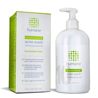 Gel De Baño Para El Acné Humane Con Peróxido De Benzoilo Al 10%, 480 Ml, Vegano