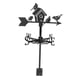 thumbnail image 5 of 3 Veleta de metal, Veleta de techo de hierro Indicador de dirección del viento Decoración de techo para decoraciones de césped de jardín de techo 35x75cm, 5 of 5