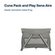 thumbnail image 2 of Cuna Pack and Play Sena Aire Frost, 2 of 7