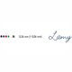 thumbnail image 3 of Pack de 3 recargas rollerball Lamy M63 azul, 3 of 3