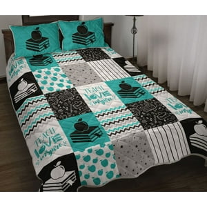 Milsleep - Juego De Edredón Teach Love Inspire Teacher 0622