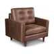 thumbnail image 2 of Sofa Napoles 1 C Cuero Kentucky Cafe Moro, 2 of 4