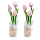 thumbnail image 3 of Flores De Tulipanes Artificiales En Maceta Decoración De Ramo De Bricolaje Rosa, 3 of 6