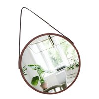 Bothyi - Espejo Para Colgar En La Pared Adorno Redondo Arte Montaje En Pared Para Salón Decoración Para El Hogar