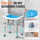 thumbnail image 3 of Silla de ducha VEVOR, altura ajustable, antideslizante, capacidad de 500 libras, 3 of 9