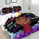 thumbnail image 3 of 3PCS Pink Bedding White Duvet Cover Full Kids Bedding Gold Glitter Crown Castle Fairy Tale Princess Comforter Bedspread Quilt Cover, 3 of 5