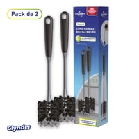 Set 2 Cepillos Flexibles Limpieza Botellas Clynder 1 Un