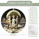 thumbnail image 2 of The Promised Neverland-theme Fitted Round Tablecloths Elastic Edged Table Covers Waterproof Table Cloth for Kitchen Holiday Party Tables Decor 150cm, 2 of 6