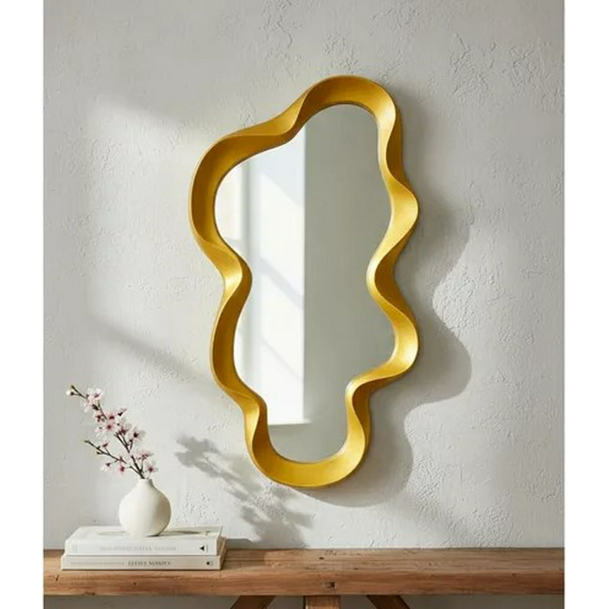 Decostilo - Espejo Decorativo Dorado 42cm