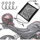 thumbnail image 1 of Red de carga mejorada para almacenamiento de casco de motocicleta, red elástica de doble capa de 10" x 11" con 4 ganchos resistentes, correa de equipaje, estante de expansión, organizador, bolsillo de, 1 of 6