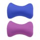 thumbnail image 3 of 2 Piezas Microbead Back Cushion Neck Support Roll Pillow Azul + Púrpura, 3 of 7