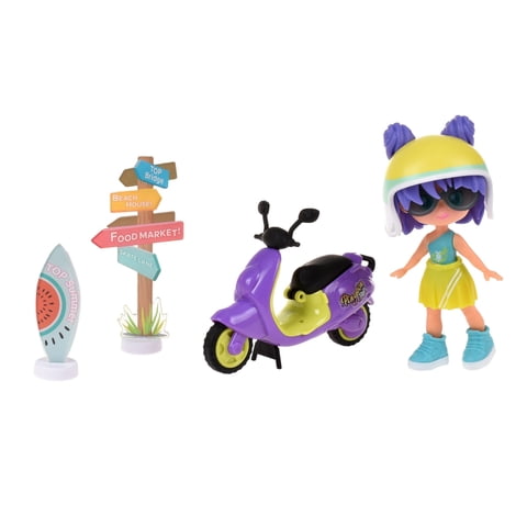Muñeca 11 Cm Y Moto Pinypon Top