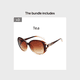 thumbnail image 1 of Women's Polarized Sunglasses: UV Protection for Driving & Hiking - Trendy Design!, 1 of 5