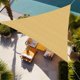 thumbnail image 1 of Vela de sombra triangular Shade&Beyond 4,9 m, color arena, permeable, 1 of 7