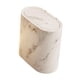 thumbnail image 1 of Bote de basura delgado, bote de basura para baño, cesto para basura, contenedor de basura impermeable, bote de basura para inodoro, hogar, cocina, lav blanco, 1 of 5